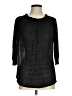 Moda International Black 3/4 Sleeve Top Size M (estimated) - photo 1