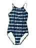 MICHAEL Michael Kors Blue One Piece Swimsuit Size 12 - photo 1
