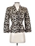 Tahari by ASL Animal Print Ivory Blazer Size 2 - photo 1