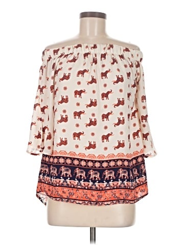 Wishful Park 3/4 Sleeve Blouse (view 1)