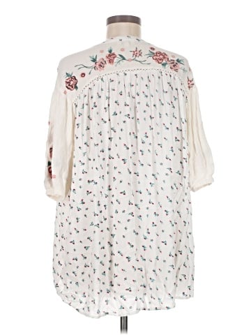 Umgee 3/4 Sleeve Blouse (view 2)