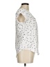 Shein 100% Polyester Polka Dots White Short Sleeve Blouse Size 6 - photo 4