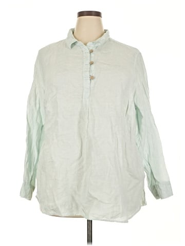 Cynthia Rowley 3/4 Sleeve Button-Down Shirt (view 1)