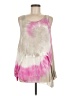 Unbranded 100% Silk Pink Sleeveless Silk Top Size M (estimated) - photo 1