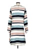 Zara Basic Stripes Teal Casual Dress Size S - photo 2