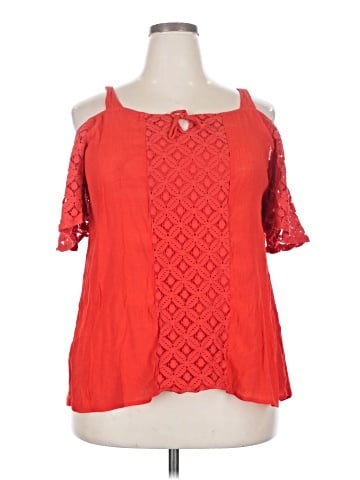 Perseption Concept Short Sleeve Blouse (view 1)