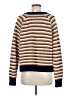 Madewell 100% Cotton Stripes Brown Pullover Sweater Size M - photo 2