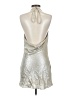 Zara Metallic Silver Cocktail Dress Size S - photo 2