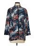 Toni Morgan Print Blue Track Jacket Size S - photo 1