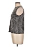 Apostrophe Silver Sleeveless T-Shirt Size L - photo 5