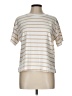 Old Navy Stripes Ivory Short Sleeve Turtleneck Size L - photo 1