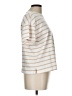 Old Navy Stripes Ivory Short Sleeve Turtleneck Size L - photo 4
