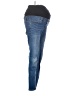 Blanqi Solid Blue Jeans Size 2 Maternity - photo 4