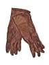 Portolano 100% Leather Brown Gloves Size 7 - photo 1
