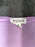 Allison 100% Polyester Hearts Purple Cocktail Dress Size L - photo 7