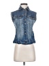 Vigoss Studio Blue Denim Vest Size S - photo 1