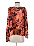 Tart 100% Polyester Orange Long Sleeve Blouse Size 3X - photo 2