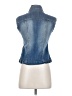 Vigoss Studio Blue Denim Vest Size S - photo 2