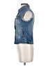 Vigoss Studio Blue Denim Vest Size S - photo 5