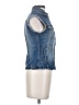 Vigoss Studio Blue Denim Vest Size S - photo 4