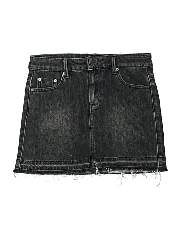 Tractr Denim Skirt (view 1)