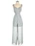 Miami 100% Polyester Hearts Blue Jumpsuit Size M - photo 1