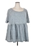 Hayden Gray Short Sleeve Top Size 2X - photo 1