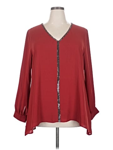 Karen Kane 3/4 Sleeve Blouse (view 1)