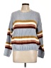 Hippie Rose 100% Polyester Stripes Gray Pullover Sweater Size L - photo 1