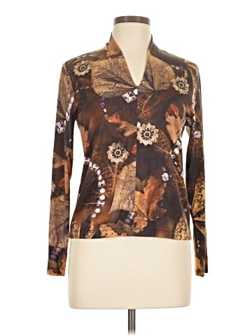 Walking Art Long Sleeve Polo (view 1)