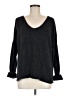 Lucky Brand Black Pullover Sweater Size M - photo 1