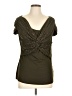 Escada Brown Short Sleeve Top Size L - photo 1