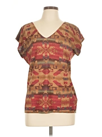 Lauren by Ralph Lauren Short Sleeve Blouse (view 1)