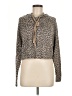 Olivaceous Animal Print Tan Pullover Sweater Size M - photo 1