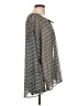 Old Navy 100% Polyester Gray Long Sleeve Blouse Size XL - photo 4