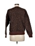 J.Crew Factory Store Animal Print Brown Pullover Sweater Size M - photo 2