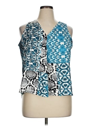 Calvin Klein Sleeveless Blouse (view 1)