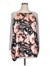 Jennifer Lopez Gray Long Sleeve Blouse Size 1X - photo 1