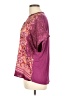 DR2 100% Polyester Purple Short Sleeve Blouse Size L - photo 5