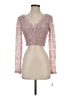 City Studio Pink Long Sleeve Top Size 5 - photo 1