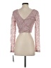 City Studio Pink Long Sleeve Top Size 5 - photo 2