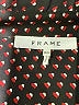FRAME Polka Dots Black Brown 3/4 Sleeve Blouse Size M - photo 7