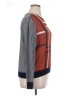MICHAEL Michael Kors 100% Polyester Checkered-gingham Orange Pullover Sweater Size XL - photo 4