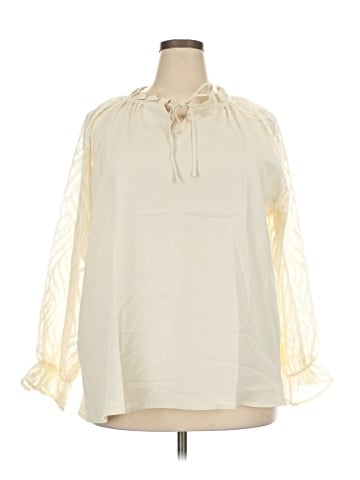 AndTheWhy 3/4 Sleeve Blouse (view 1)