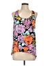 Ambiance Apparel 100% Polyester Purple Sleeveless Blouse Size L - photo 1
