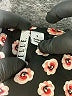 Elle 100% Polyester Black Short Sleeve Blouse Size S - photo 7