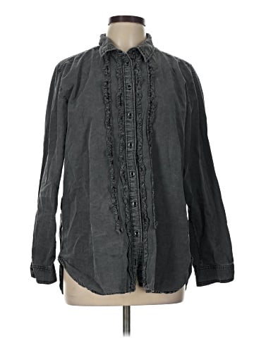 Pilcro by Anthropologie Long Sleeve Button-Down Shirt (view 1)