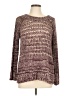 Narciso Rodriguez for Design Nation Tweed Brown Pullover Sweater Size L - photo 1
