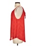Papermoon 100% Polyester Red Tank Top Size S - photo 5