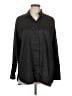 Old Navy Metallic Black Long Sleeve Blouse Size L - photo 1